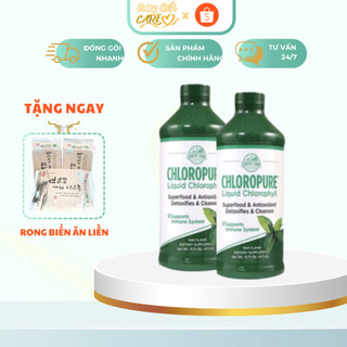 Nước Diệp lục Chloropure 473ml Hương Chất Care hỗ trợ kiểm soát cân nặng, giúp thanh lọc và thải độc cơ thể