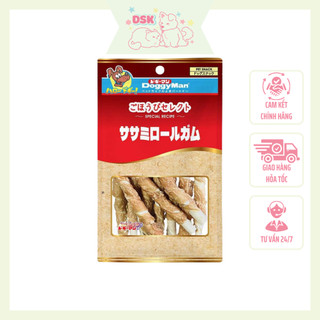 Que da bò cuốn thịt gà cho chó doggyman - gói 10 cây
