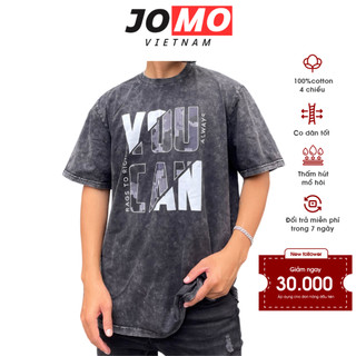 Áo Thun Nam Nữ Cao Cấp Wash03 Form rộng Tay lỡ Unisex Cotton 2 chiều Chống Nhăn Cổ tròn Cao Cấp - JOMO