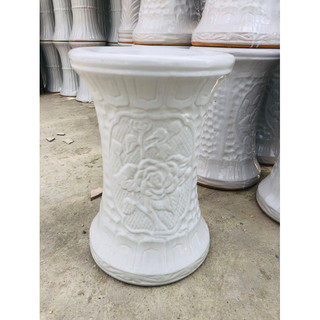 Đôn sứ kê chậu cây cao cao 37cm bề mặt 25cm