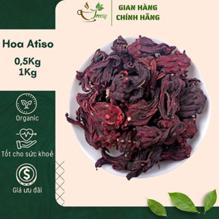 1Kg Trà Hoa Atiso Đỏ Sấy Khô - Trà thảo mộc Treesy - Trà hoa quả