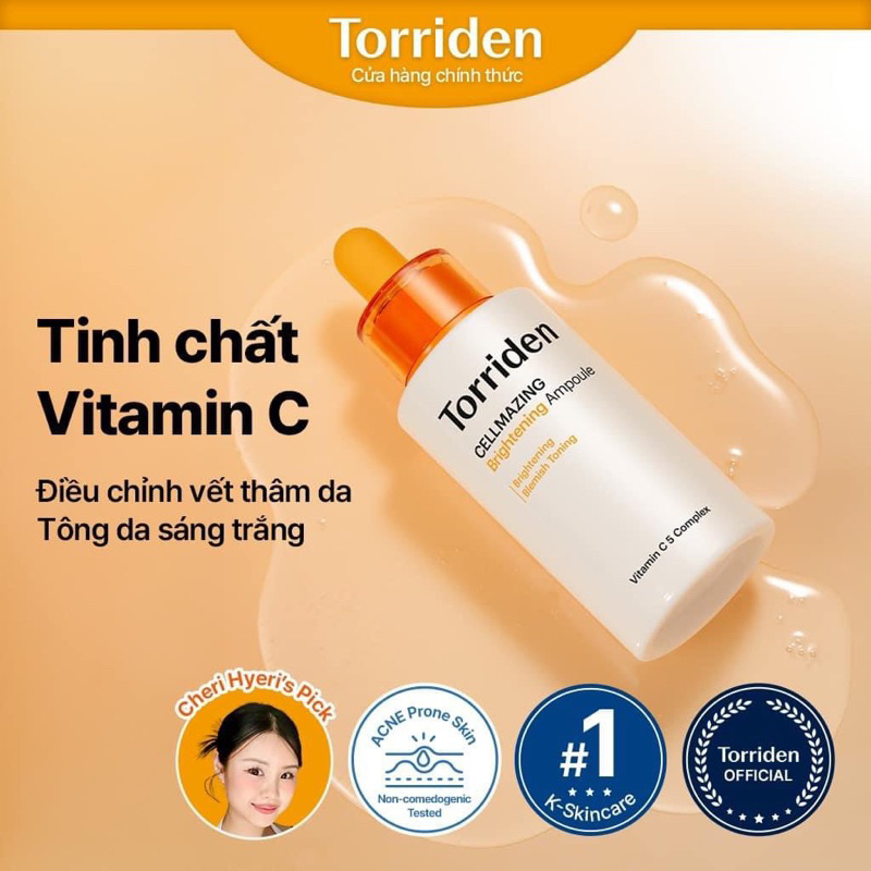 Tinh Chất Vitamin C Torriden Brightening Ampoule