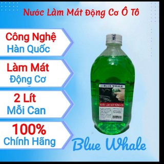 Nước làm mát động cơ blue whale chính hãng 2 lít,giúp làm mát động cơ,giảm nhiệt