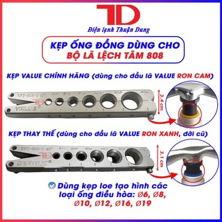 Kẹp ống đồng 808 size 3.1 cm và 3.4 cm dùng được cho bộ lã ông đồng VALUE 808, IS808 MIS808 VFB-I, Điện Lạnh Thuận Dung