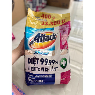  Bột giặt Attack Khử Mùi Hương Anh Đào 4.2kg 