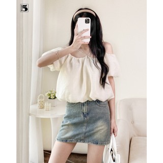 Áo kiểu dây chéo, tay bồng Twenty.5 -  5985
