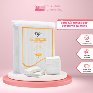  Bông Tẩy Trang Ceiba 222 Miếng không xơ mềm mịn siêu thấm hút 