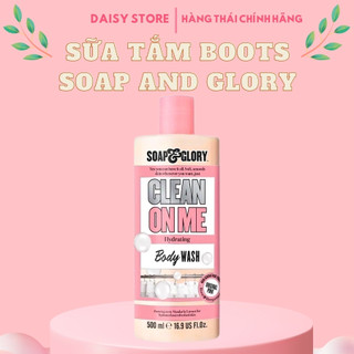 Sữa tắm soap and glory 500ml clean on me dưỡng trắng hương nước hoa