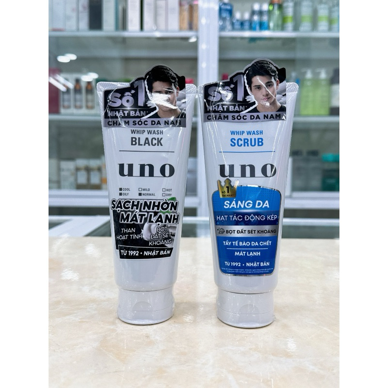 Sữa rửa mặt cho nam Uno 130ml