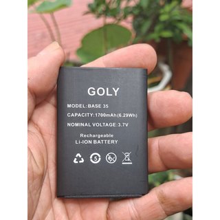 Pin hãng goly base 35 dùng chung base 35 pro, dung lượng chuẩn 1700 mah
