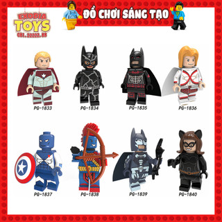 Xếp hình Minifigure Nhân vật Siêu anh hùng vũ trụ Marvel và DC Comics - Đồ Chơi Lắp Ghép Sáng Tạo - POGO PG8208