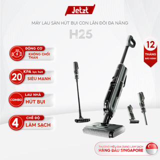 Máy hút bụi ướt và khô tràn viền cùng con lăn đôi thông minh jetzt h series tích hợp 5in1, lực hút cải tiến 20.000pa