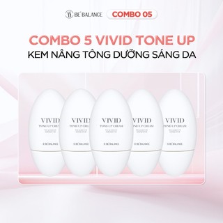 Combo 5 kem dưỡng nâng tông be'balance vivid tone up cream làm trắng và đẹp da skincare 50ml