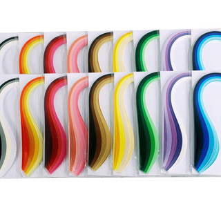 Giấy Quilling 0.5*39cm, mix 5 màu cùng tone