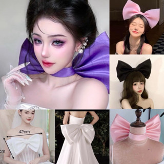 Nơ cosplay bạn gái mèo Tom,kẹp tóc Nơ bản to, Nơ cài Váy Đầm,Băng đô Nơ to, dự tiệc chụp hình siêu đẹp