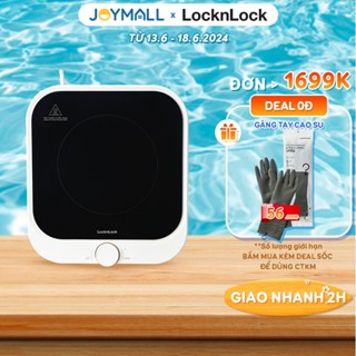 Bếp hồng ngoại mini LocknLock Bianco EJI136IVY, Hàng chính hãng, nhỏ gọn, dễ điều chỉnh - JoyMall