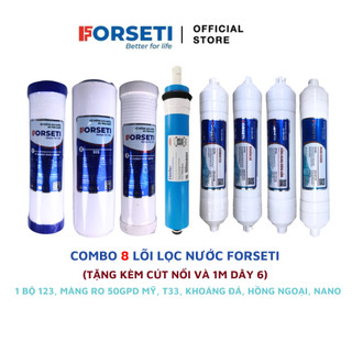 Combo 8 lõi lọc nước Forseti chính hãng dùng cho máy lọc nước RO