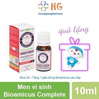 Men vi sinh Bioamicus Complete Siro ăn ngon Tăng đề kháng Men tiêu hoá cho bé Giảm tiêu chảy táo bón