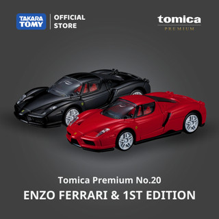 Xe Ferrari mô hình Tomica Premium No.20 Enzo Ferrari & 1st Edition Fullbox Nguyên seal Chính hãng Takara Tomy - Victoys