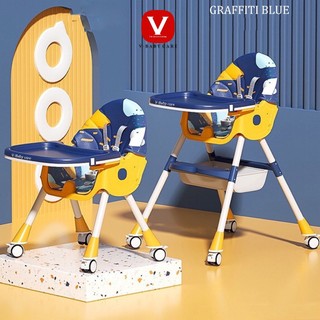 Ghế ăn dặm Cao cấp V-Baby 909 & Hanbei & G02S - BẢN NÂNG CẤP - New 2024