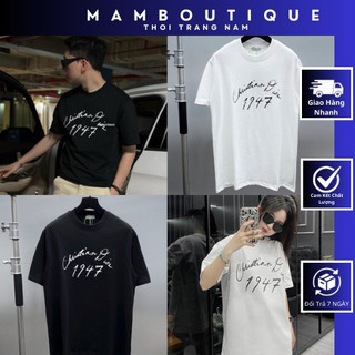 Áo Phông Nam Nữ Chittian Đì Ôr 1947 In Logo Mặt Trước Họa Tiết Đơn Giản . Áo Cộc Tay Nam Chittian Đì Ôr 1947 Forn Rộng