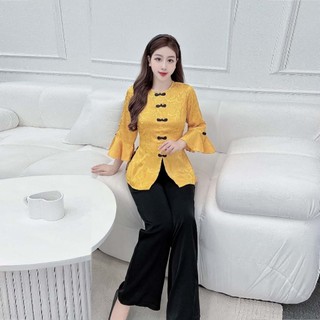 Đồ bộ áo bà ba nữ quần dài đồ bộ bà ba đồ bà ba nữ miền tây đồ lam nữ đồ bà ba nữ đồ đi chùa đồ lam đi chùa -cn109