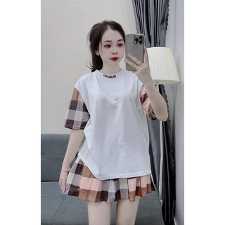 Set bộ chân váy xoè chất cotton 3158 thấm mồ hôi tốt co giãn nhẹ mặc thoải mái - Set Chân Váy Xoè Bê Bê Rờ