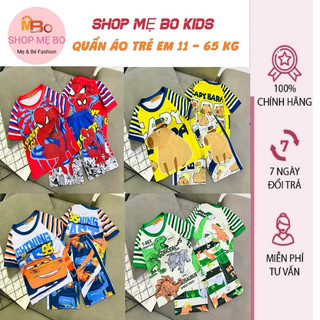 HOT - HIT BỘ thun lạnh 3D SIÊU NHÂN KHỦNG LONG bé trai size Đại 24 đến 40kg
