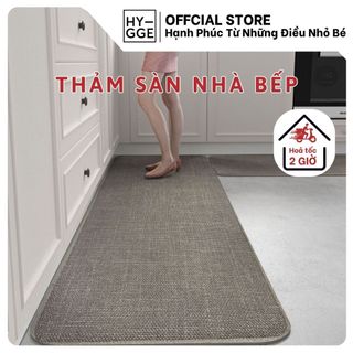 Thảm Chân Nhà Bếp Chất Liệu Sợi Dệt Bo Viền Siêu Bền Chống Trầy Xước Mặt Vải, Thảm Chùi Chân Phòng Bếp Nhiều Kích Cỡ