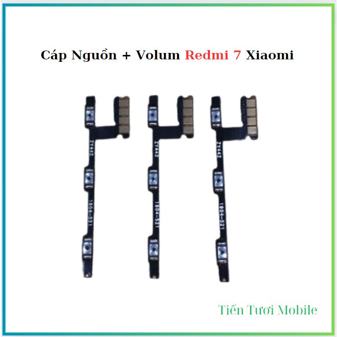 Cáp nguon + volum Redmi 7 xiaomi