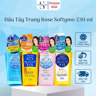 Dầu tẩy trang kose softymo làm sạch sâu nhẹ dịu cleansing oil 230ml nhật bản