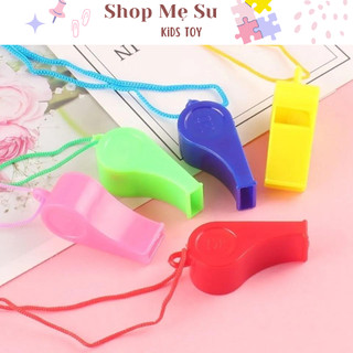 Còi nhựa kèm dây đeo cho bé