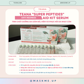 Super peptide teana anti-redness phục hồi da đỉnh cao cho da mụn