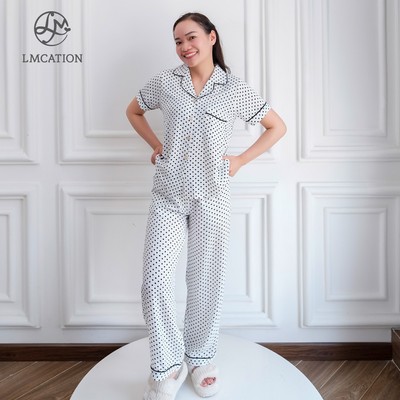 (Mua 1 tặng 1) Bộ đồ Pijama LMcation Kaia - chấm bi