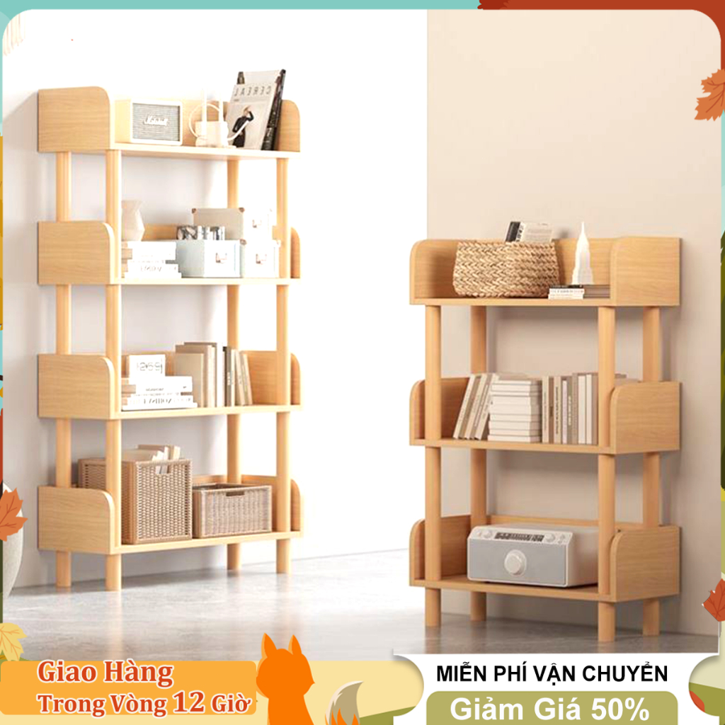 HUHU Kệ SáCh Gỗ 4 5 6 Tầng GiúP BạN CấT GọN Đồ ĐạC Kệ Sách Gỗ Nhiều Tầng