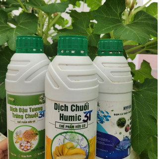 Combo phân bón dạng nước 3 món đầy đủ dinh dưỡng cho rau củ quả hoa cây cảnh