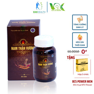 Viên Uống Tăng Cường Sinh Lý Nam NAM THẬN VƯƠNG VAK Bổ Thận Tráng Dương Giảm Đau Lưng Mỏi Gối Hộp 30