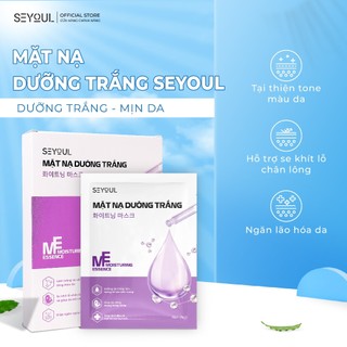 Mặt Nạ Giấy Dưỡng Trắng SEYOUL dưỡng trắng da, làm đều màu da và giúp da mềm mịn - Hộp 5 miếng mặt nạ