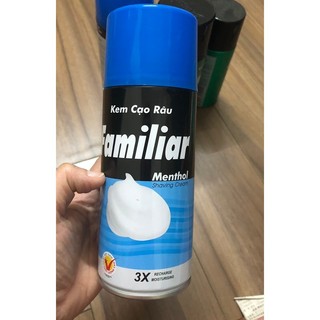 Kem (bọt) cạo râu hương bạc hà Familiar Menthol 275g