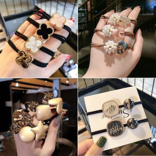 Dây buộc tóc đính đá phong cách hàn quốc - cột tóc nữ