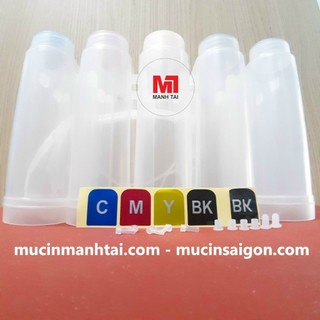 Bộ tiếp mực ngoài loại 500ml/ống - hệ thống rỗng bộ dẫn mực dùng cho máy in phun