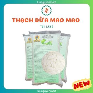 Thạch dừa - MAO MAO- Túi 1.5kg dùng pha chế trà trái cây, trang trí thức uống