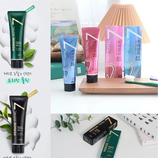 Combo 3 tuýp kem đánh răng hàn quốc 7 tác dụng perioe total 7 intense original repair toothpaste 120g