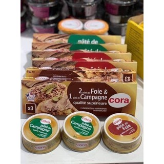 Patê gan,thịt Cora Pháp 234g