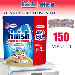 Viên rửa bát finish 150 viên - nhật bản