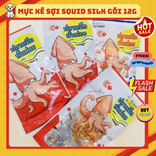 Mực xé sợi squid silk, mực sấy khô dai dai thơm ngon