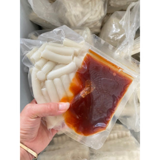 Combo 500g bánh gạo Tokbokki Hàn Quốc bánh cắt kèm sốt