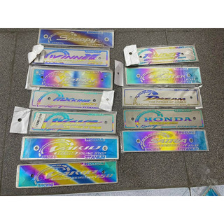 ( SALE ) Bảng tên titan xe Sonic Wave Dream Sirius Vario Exciter Winner/ X Raider Satria Scoopy