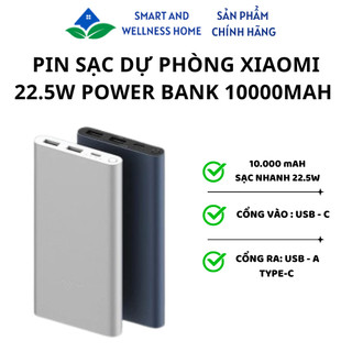 Pin Sạc Dự Phòng Xiaomi 22.5W Power Bank 10000mAH - Bảo hành 6 tháng