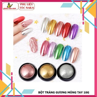 Bột tráng gương chuẩn 10g làm nail 16 màu